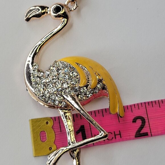 Flamingo Pendant Necklace - Picture 8 of 14
